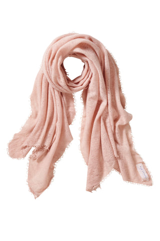 Kaschmirschal Puder Stone – einfarbig, 100 % Cashmere | PURSCHOEN