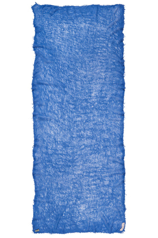 Kaschmirschal Sommerblau – einfarbig, 100 % Cashmere | PURSCHOEN