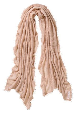 Kaschmirschal Camel Classic – einfarbig, 100 % Cashmere | PURSCHOEN