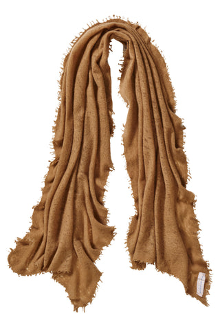 Kaschmirschal Cappuccino – einfarbig, 100 % Cashmere | PURSCHOEN