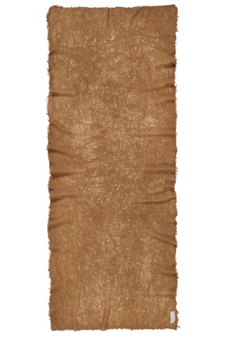 Kaschmirschal Camel II – einfarbig, 100 % Cashmere | PURSCHOEN