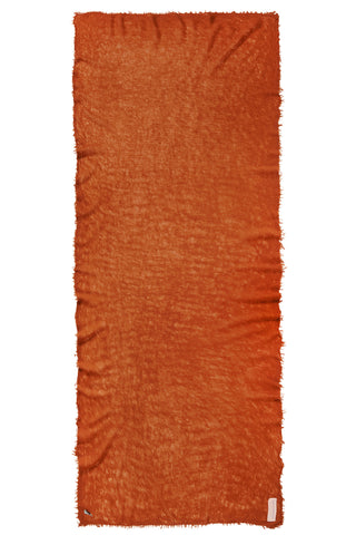 Kaschmirschal Cognac – einfarbig, 100 % Cashmere | PURSCHOEN