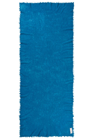 Kaschmirschal Petrol – einfarbig, 100 % Cashmere | PURSCHOEN