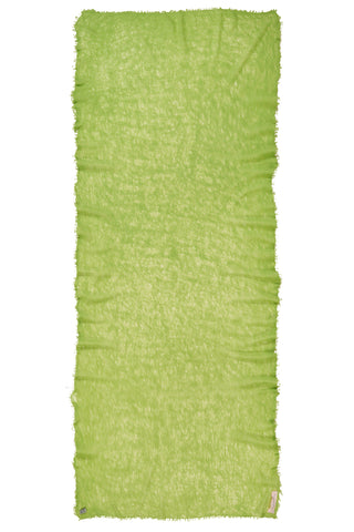 Kaschmirschal Mai Grün – einfarbig, 100 % Cashmere | PURSCHOEN