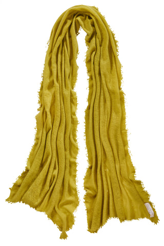 Kaschmirschal Sommer Grün – einfarbig, 100 % Cashmere | PURSCHOEN