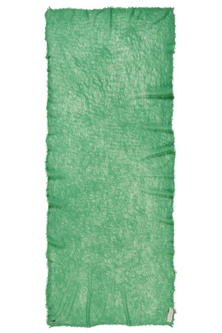 Kaschmirschal Gras Grün – einfarbig, 100 % Cashmere | PURSCHOEN
