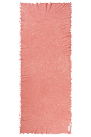 Kaschmirschal Papaya – einfarbig, 100 % Cashmere | PURSCHOEN