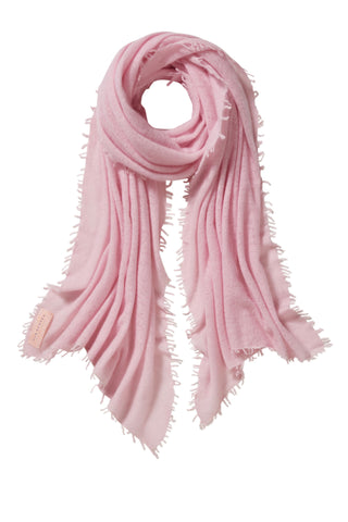 Kaschmirschal Hell Rose – einfarbig, 100 % Cashmere | PURSCHOEN