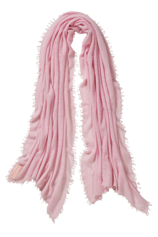 Kaschmirschal Hell Rose – einfarbig, 100 % Cashmere | PURSCHOEN