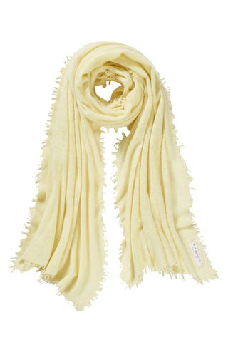 Kaschmirschal Vanille – einfarbig, 100 % Cashmere | PURSCHOEN