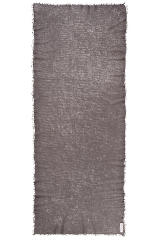 Kaschmirschal Nougat Dark – einfarbig, 100 % Cashmere | PURSCHOEN