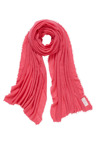 Kaschmirschal Wassermelone – einfarbig, 100 % Cashmere | PURSCHOEN