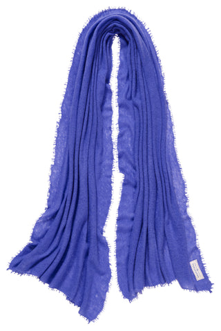 Kaschmirschal Blueberry – einfarbig, 100 % Cashmere | PURSCHOEN