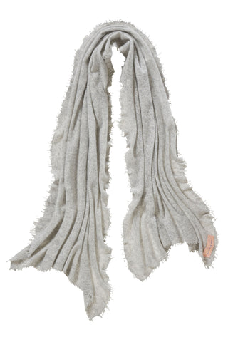 Kaschmirschal Silber – einfarbig, 100 % Cashmere | PURSCHOEN
