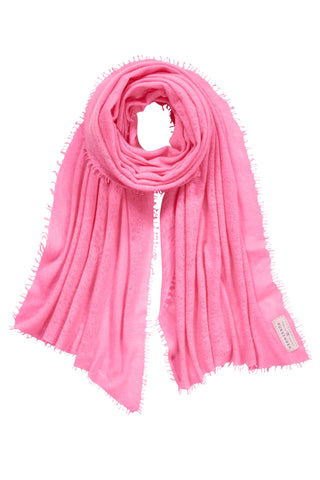 Kaschmirschal Flamingo – einfarbig, 100 % Cashmere | PURSCHOEN