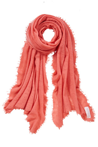 Kaschmirschal Hummer – einfarbig, 100 % Cashmere | PURSCHOEN