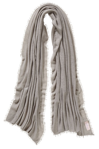 Kaschmirschal Spacegrey – einfarbig, 100 % Cashmere | PURSCHOEN