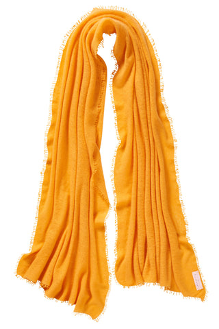 Kaschmirschal Pumpkin – einfarbig, 100 % Cashmere | PURSCHOEN