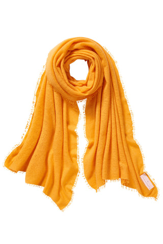 Kaschmirschal Pumpkin – einfarbig, 100 % Cashmere | PURSCHOEN