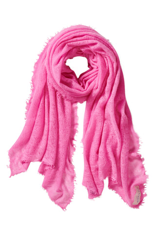 Kaschmirschal Puder Pink – einfarbig, 100 % Cashmere | PURSCHOEN