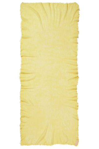 Kaschmirschal Puder Gelb – einfarbig, 100 % Cashmere | PURSCHOEN