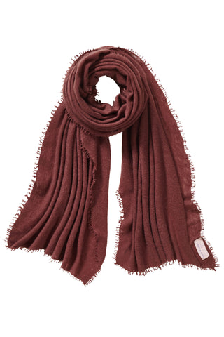 Kaschmirschal Chocolate – einfarbig, 100 % Cashmere | PURSCHOEN