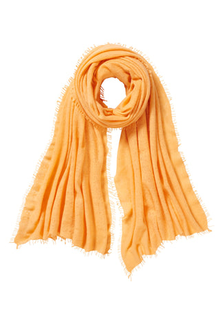 Kaschmirschal Pfirsich – einfarbig, 100 % Cashmere | PURSCHOEN