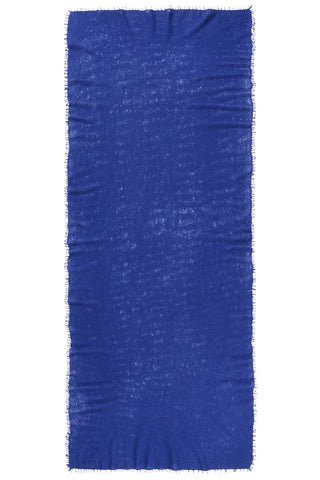 Kaschmirschal Fogblue – einfarbig, 100 % Cashmere | PURSCHOEN