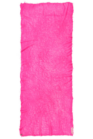 Kaschmirschal Neon Pink – einfarbig, 100 % Cashmere | PURSCHOEN