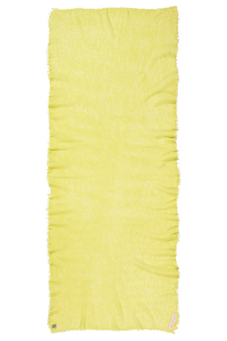 Kaschmirschal Neon Gelb – einfarbig, 100 % Cashmere | PURSCHOEN