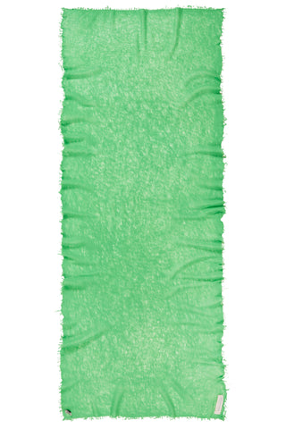 Kaschmirschal Neon Grün – einfarbig, 100 % Cashmere | PURSCHOEN