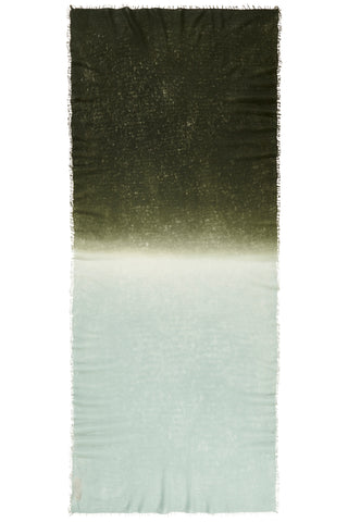 Kaschmirschal Ombre Schilf Mili Dark – Ombré-Farbverlauf, 100 % Cashmere | PURSCHOEN