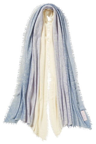 Kaschmirschal Ombre Madeira – Ombré-Farbverlauf, 100 % Cashmere | PURSCHOEN