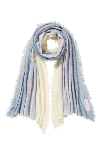 Kaschmirschal Ombre Madeira – Ombré-Farbverlauf, 100 % Cashmere | PURSCHOEN