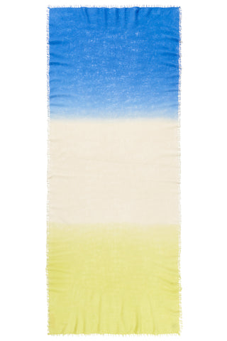Kaschmirschal Ombre Stiefmütterchen – Ombré-Farbverlauf, 100 % Cashmere | PURSCHOEN