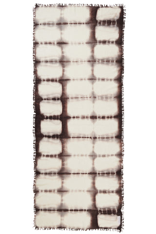 Kaschmirschal Java Testa Moro Natural – bedruckt, 100 % Cashmere | PURSCHOEN