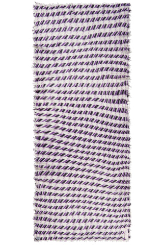 Kaschmirschal La Pepita Flieder Natural – bedruckt, 100 % Cashmere | PURSCHOEN