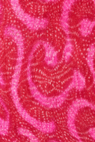 Kaschmirschal Sprinkle Neon Pink Rot – bedruckt, 100 % Cashmere | PURSCHOEN