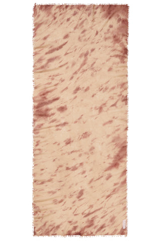Kaschmirschal Eisregen Sand – bedruckt, 100 % Cashmere | PURSCHOEN