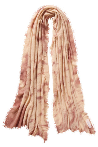 Kaschmirschal Eisregen Sand – bedruckt, 100 % Cashmere | PURSCHOEN