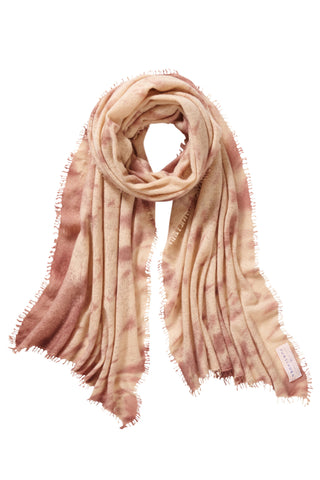 Kaschmirschal Eisregen Sand – bedruckt, 100 % Cashmere | PURSCHOEN