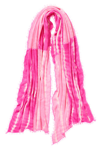 Kaschmirschal Miss Patch Java Pink – Patchwork-Design, 100 % Cashmere | PURSCHOEN