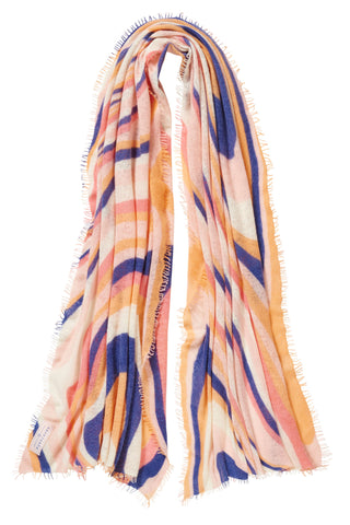 Kaschmirschal Hypnogarden Uno – bedruckt, 100 % Cashmere | PURSCHOEN