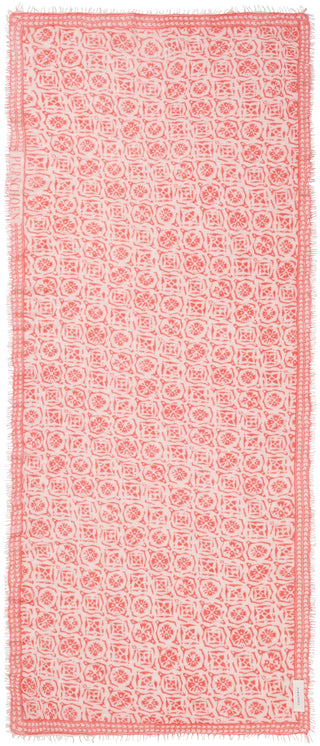 Kaschmirschal Kaleidoskop Hell Rose Hummer Schal – bedruckt, 100 % Cashmere | PURSCHOEN