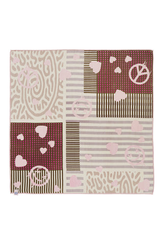 Nickituch Peace of Heart Multi 4 – edles Halstuch & Bandana | PURSCHOEN