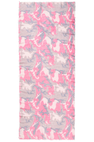 Kaschmirschal Camo Alumingo – bedruckt, 100 % Cashmere | PURSCHOEN