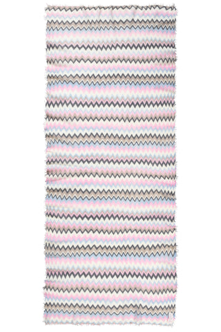 Kaschmirschal Chevron Eiscreme – bedruckt, 100 % Cashmere | PURSCHOEN