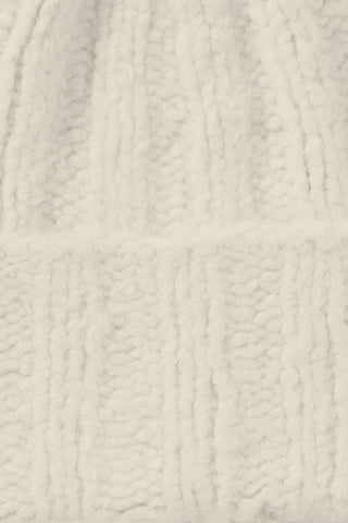 Chunky Knit Kaschmir Beanie Emilia Sand