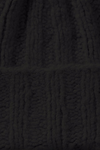 Chunky Knit Kaschmir Beanie Emilia Black