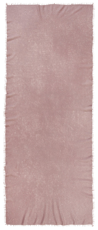 Kaschmirschal Galactic Stars Coffee – Lurex-Glanz, 100 % Cashmere | PURSCHOEN